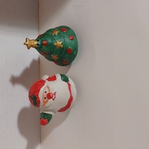 CERAMIC CHRISTMAS SALT & PEPPER SET